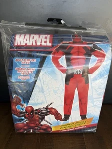 MARVEL DEADPOOL MUSCLE Costume 2XL (size 48-52) 5 Piece Cosplay Comic Con NEW - Picture 1 of 7
