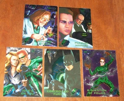 Five 1995 Batman Forever Cards - Image 1 of 2