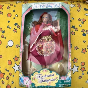 Rara bambola vintage Cappuccetto Rosso fiabe incantate Jakks 1997 NRFB B - Foto 1 di 16
