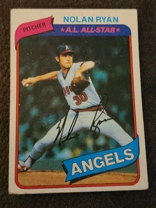 1980 Nolan Ryan Topps #580 Angels HOF VG/EX "A" - Bild 1 von 6