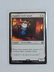 Dwarven Castle Guard - Final Fantasy - NM - MTG Magic - Common - Creature - Picture 1 of 1