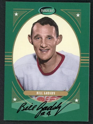 2001-02 Parkhurst Autographs Bill Gadsby #PA-18 - Image 1 of 2