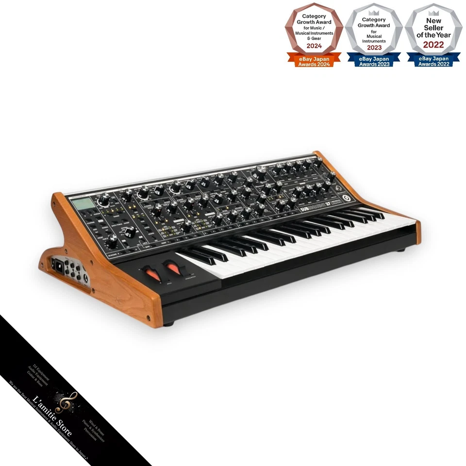 Moog Subsequent 37 Key Paraphonic Analog Keyboard Synthesizer MIDI Semi-weighted - Bild 1 von 4