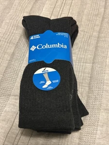Columbia Crew-Herrensocken halb gepolstert schwarz 4PR Schuhgröße 6-12 neu - Bild 1 von 2