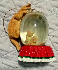 San Fransico Musci Box Company Katze und Fisch Ornament. Spieluhr. - Bild 1 von 2