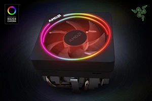 AMD Ryzen Wraith Prism CPU Cooler Heatsink & Fan RGB LED For AM4 AM5 WITH EXTRAS - Picture 1 of 10