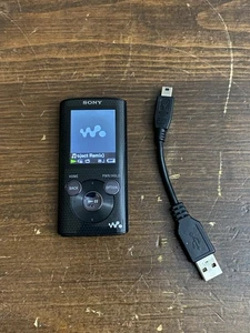 Sony Walkman NWZ-E384 8GB Digital Media MP3 Player Black – Tested & Works - Picture 1 of 2