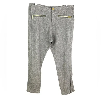 Calça skinny cinza Iman com dardos e bolsos falsos com zíper (tamanho 16) - Imagem 1 de 3