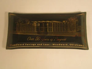 BANDEJA PARA LLAVES DE MONEDAS 50+ Años AHORRO Y PRÉSTAMO DE MADERA Oklahoma [Z190m2] - Imagen 1 de 3