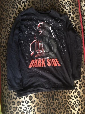 Lego Star Wars Darth Vader Camisa Negra Niños L 10/12 Foto 1 de 2