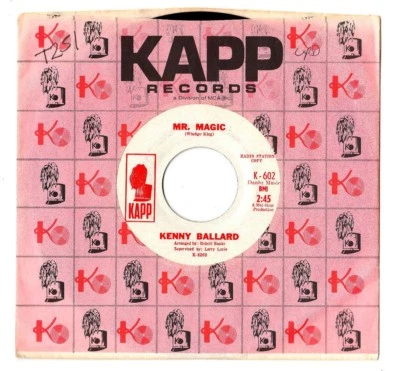 KENNY BALLARD - MR. MAGIC / OH HOW I CRIED. U.S.ORIG 1964 N/SOUL 7" PROMO.N/MINT - Image 1 of 2