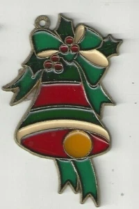 Weihnachtsglocke Sonnenfänger oder Ornament mit Saugnapf (New Old Stock)   - Bild 1 von 1