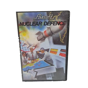 Nuclear Defence Amsoft Amstrad CPC Cassette Juego Clamshell - Imagen 1 de 5