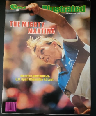 Martina Navratilova Sports Illustrated September 19 1983 US Open No Label B3:412 - Image 1 of 4