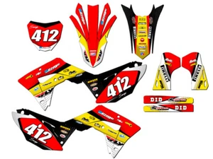 2019-2021 CRF 250 RX RICOCHET Yellow Senge Graphics Kit Compatible with Honda - Picture 1 of 10