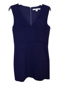 Vestido Vaina Diane Von Furstenberg Halle Sin Mangas Púrpura Profundo Talla 10 - Imagen 1 de 8