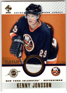2001-02 Private Stock Game Gear Parches #63 Kenny Jonsson *S2610 - Imagen 1 de 1
