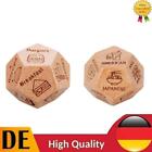 Wood Food Dice Anniversary Christmas Date Night Gifts for Him Her (Food A)