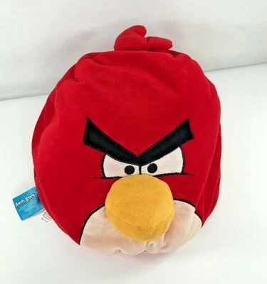 Peluche Jay Franco Rojo Angry Birds Micro Cuentas Peluche 12" X 10"  Foto 1 de 4