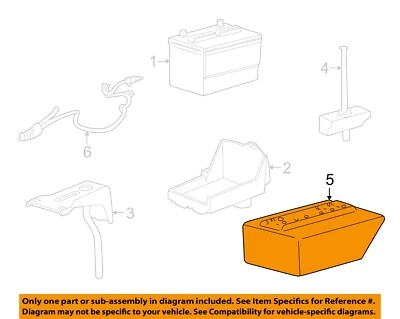Cubierta de batería eléctrica Ford OEM 05-14 Focus AR3Z10A687A Foto 1 de 2