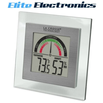 La Crosse Digital Thermometer Hygrometer w/ Temp & Humidity WT-137U - Image 1 of 3