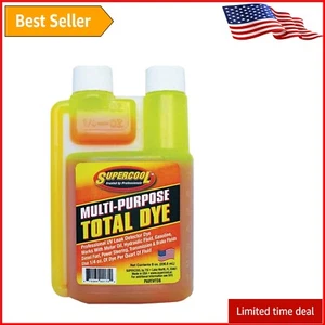 8oz UV Reactive Fluid Leak Detection Dye - Enhance Safety with Orange Visibility - Picture 1 of 2