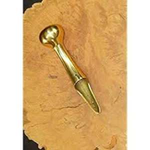 Solid Brass Head Hame Ball Handle for Walking Stick Vintage Cane Handle Only - Picture 1 of 7