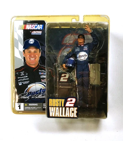 2003 Rusty Wallace #2 NASCAR Figure Action McFarlane Series 1 Cover