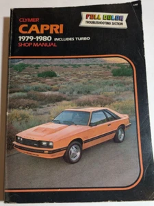 Clymer Mercury Capri 1979-1982 Shop Manual Service Repair Manual - Picture 1 of 3
