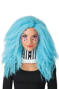 Crimped N Kooky Circus Clown Adult Wig (Blue) - Picture 1 of 3