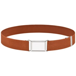 US Fashion Kids Boys Toddler Adjustable Stretch Belt Magnetic Buckle - Picture 1 of 49