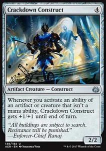 MTG CRACKDOWN CONSTRUCT EXC - COSTRUTTO REPRESSORE - AER - MAGIC - Picture 1 of 1