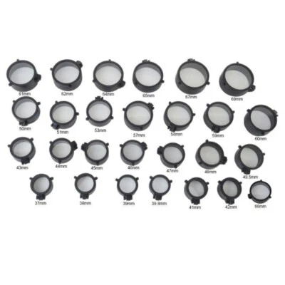 Quick Flip Spring Up Open Transparent Lens Cover Cap Eye Protect Objective Cap - Image 1 of 4