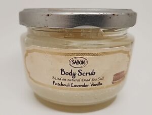 Sabon BODY SCRUB  Patchouli Lavender Vanilla 21.2  oz (772)