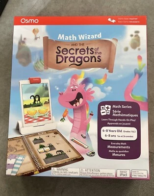 Osmo Math Wizard & The Secrets Of The Dragons - iPad/Fire Tablet - Ages 6-8 -NEW - Image 1 of 4