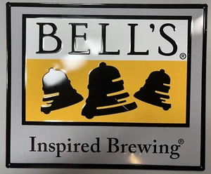 BELL'S INSPIRED BREWING Metal Craft Beer Sign Tacker - Picture 1 of 9