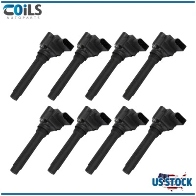 8 Ignition Coils Pack For Audi A8 Quattro 2013-2018 S6 S7 2013-2016 S8 2014 RS7 - Image 1 of 4