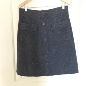 Sundance Home Front Lambswool Blend Tweed Rock Blau Größe M - Bild 1 von 10