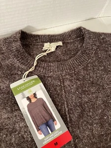 Women’s LEGENDARY Outfitters Brown Soft & Cozy Long Sleeve Sweater Size M NWT - Picture 1 of 8