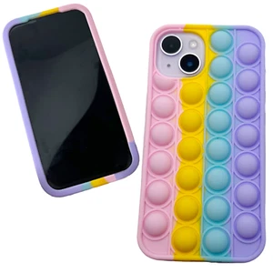 Funda FIDGET para Apple iPhone 14 / 13 mini / Cubierta Alivio del Estrés Burbuja POPPING - Imagen 1 de 10
