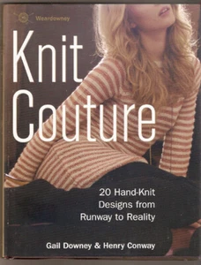 Knit Couture Pattern Book High Fashion Skirt Bolero Cardigan Tank Top Tunic  - Picture 1 of 4