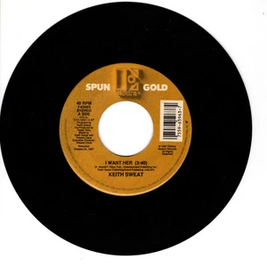 KEITH SWEAT I Want Her VG+ 45 RPM REISSUE - Picture 1 of 2