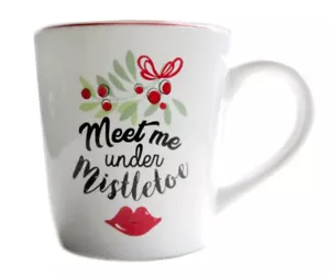 Gibson Home "Meet Me Under Mistletoe" Kaffeebecher 16 Unzen Neuheit Becher SCHNELLER VERSAND - Bild 1 von 2