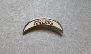 Bram Tchaikovsky - Funland RARA spilla da bavero vintage '81 - Foto 1 di 2