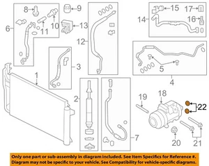 FORD OEM A/C AC Condenser/Compressor/Line-Compressor O-ring 7T4Z19E889B - Picture 1 of 2