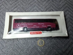 XX602 Wiking H0 1:87 Mercedes Benz O 404 RHD Reisebus 71401 Mit Ovp Werbemodell - Bild 1 von 13