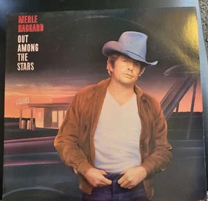 Merle Haggard – Out Among The Stars - Vinyl LP 1986 Epic Records - Picture 1 of 2