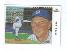 1993-94 Z Silk Cachets Covers Postcards Lithos 1961 Yankees Bud Daley