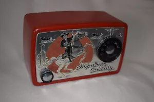 Vintage scarce 1950 RED Arvin Hopalong Cassidy Radio Receiver - Picture 1 of 13