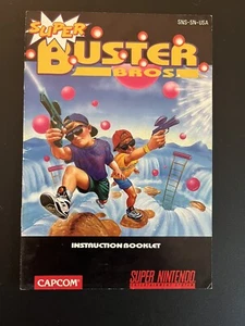 Super Buster Bros SNES Manual Only - Picture 1 of 3